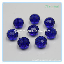 Vidro Loose Beads Material grânulos de vidro azul cobalto